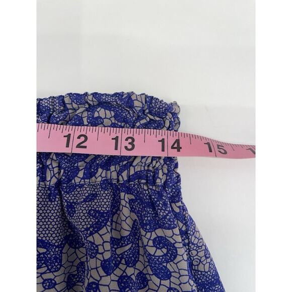 Rebecca Taylor Blue Floral Maxi Skirt - Picture 5 of 6